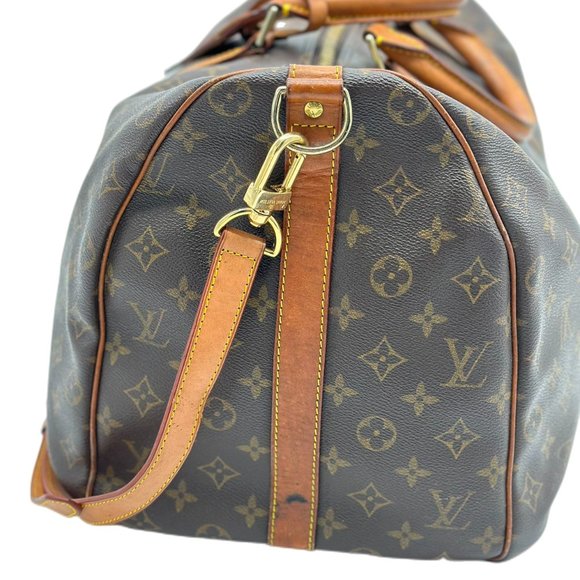 Louis Vuitton Monogram Keepall Bandouilere 50 Travel Bag - Picture 4 of 15